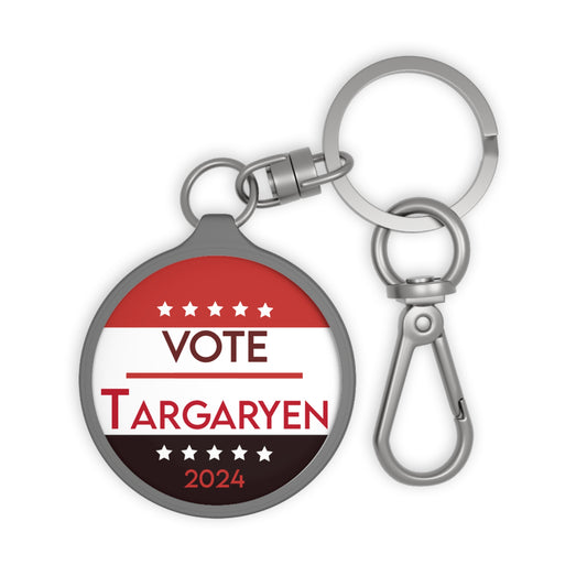 Vote Targaryen 2024 Keyring