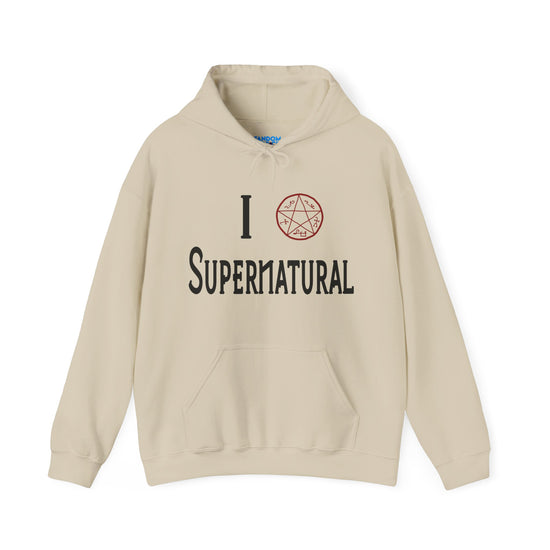I Love Supernatural Devil's Trap Edition Hoodie - Fandom-Made
