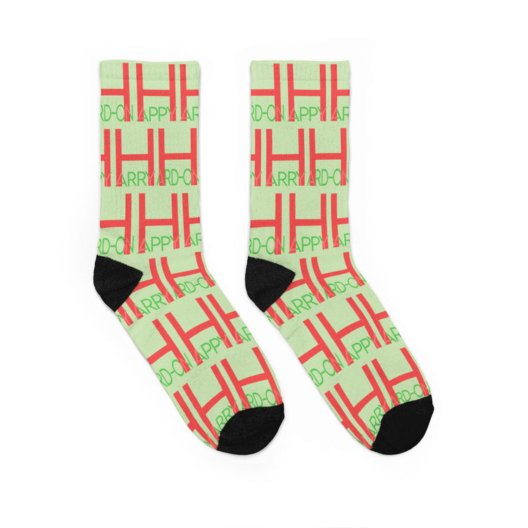 Happy Harry Hard-On Padded Crew Socks