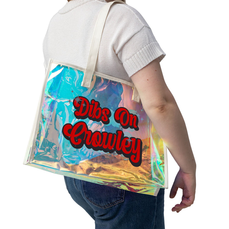Dibs On Crowley Holographic Tote Bag