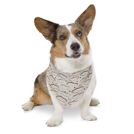 Tortured Friendship Bracelets Pet Bandana Collar - Fandom-Made