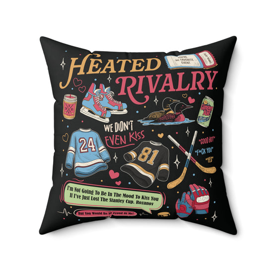 Rivalry Faux Suede Square Pillow - Fandom-Made