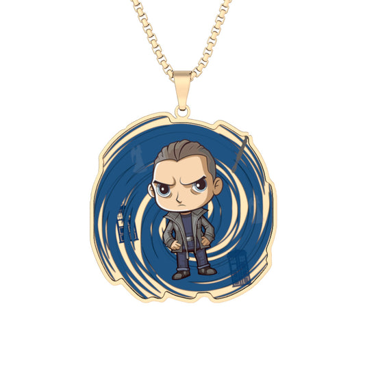 Timey Wimey 9th Doctor Pendant - Fandom-Made