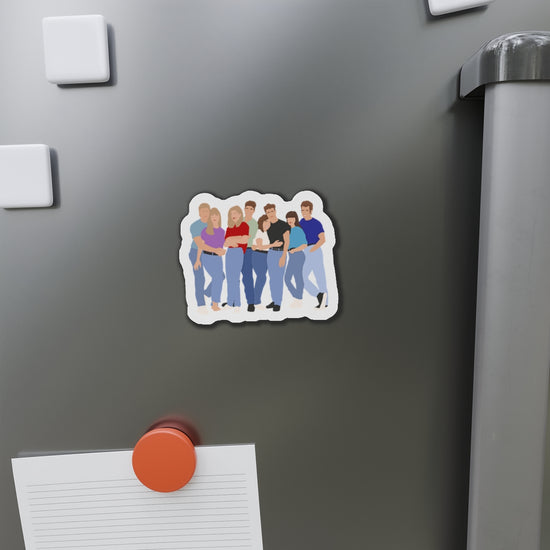 90210 Group Die-Cut Magnet - Fandom-Made