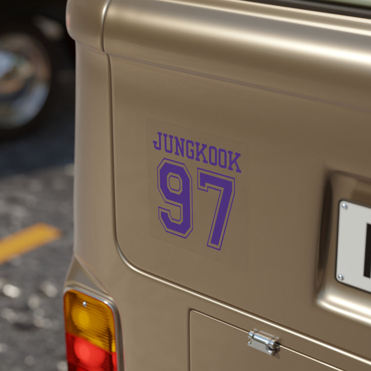 Jungkook 97 Transparent Sticker