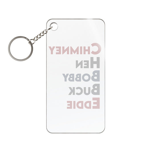 9-1-1 Names Keychain Charm