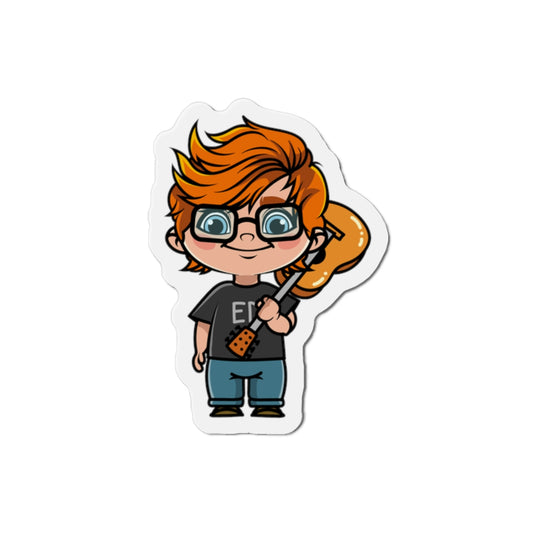 Ed Sheeran Die-Cut Magnet - Fandom-Made