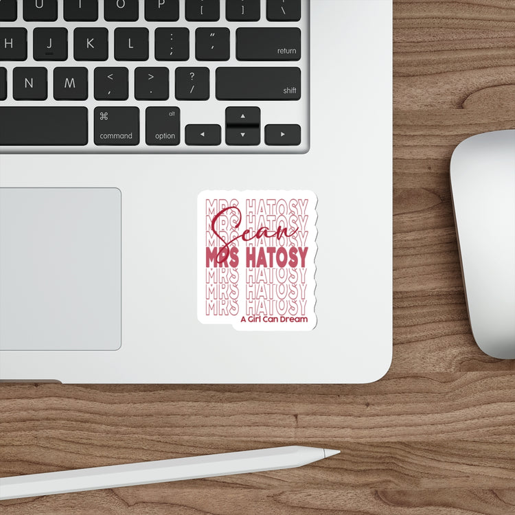 Mrs. Hatosy Die-Cut Sticker