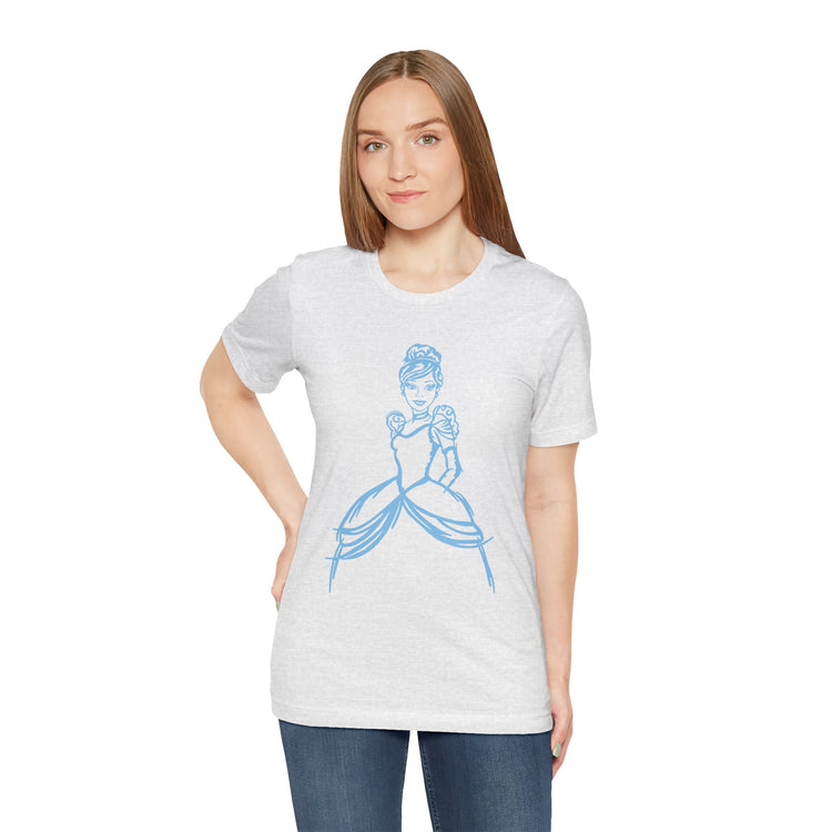 Sketched Princess Unisex T-Shirt