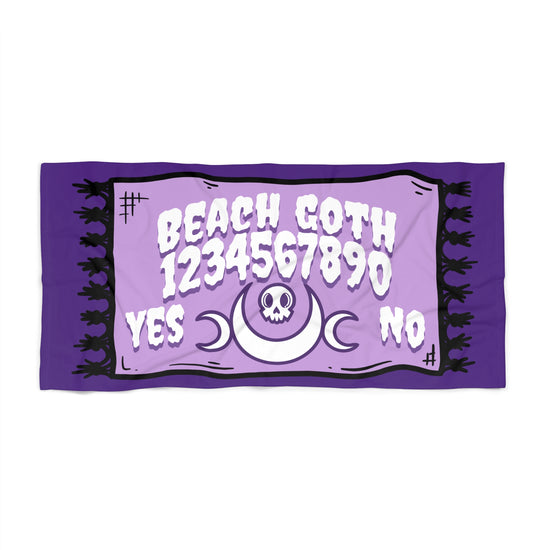 Beach Goth Beach Towel - Fandom-Made