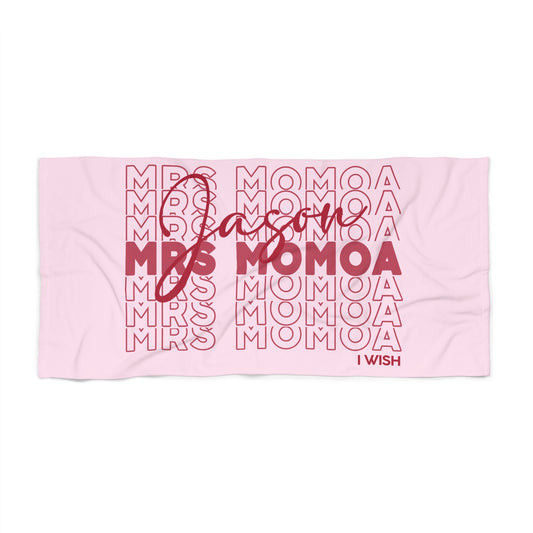Mrs. Momoa Beach Towel