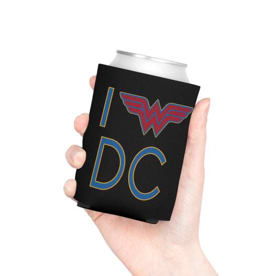 I Love DC Wonder Woman Edition Can Cooler - Fandom-Made
