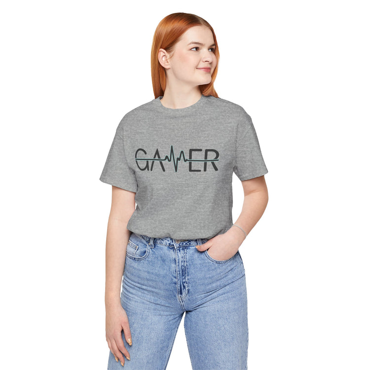 Gamer Heartbeat T-Shirt - Fandom-Made