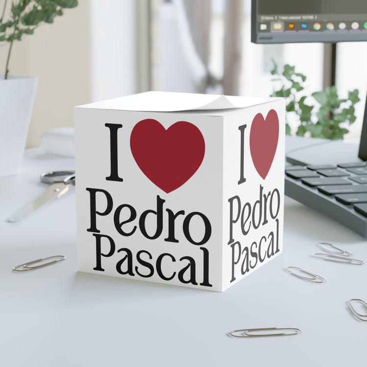 I Love Pedro Pascal Note Cube - Fandom-Made