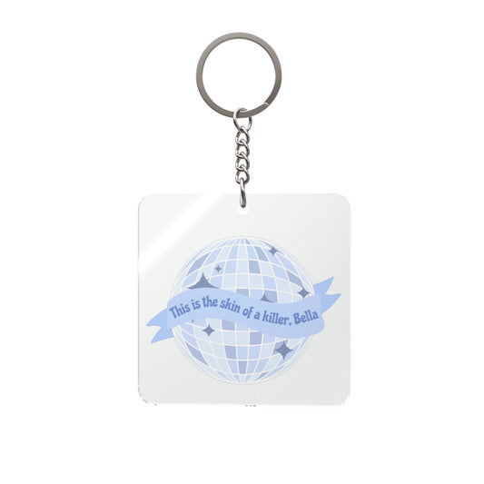 Skin Of A Killer Square Keychain