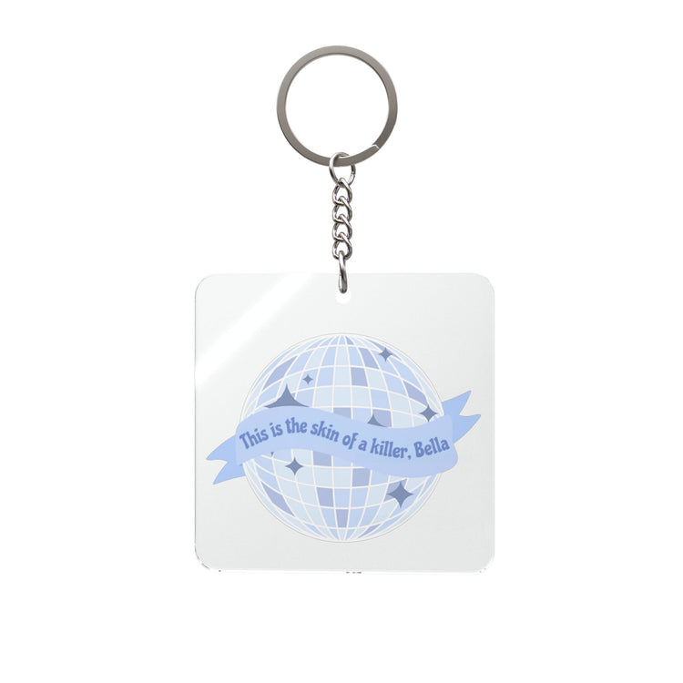 Skin Of A Killer Square Keychain