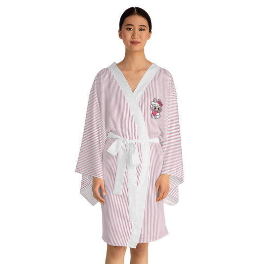 Bubu Kitty Kimono Robe - Fandom-Made