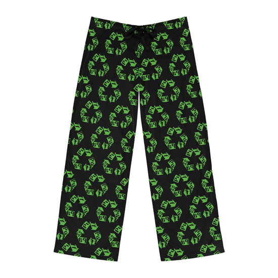 Puff Pass Recycle Men's Pajama Pants - Fandom-Made