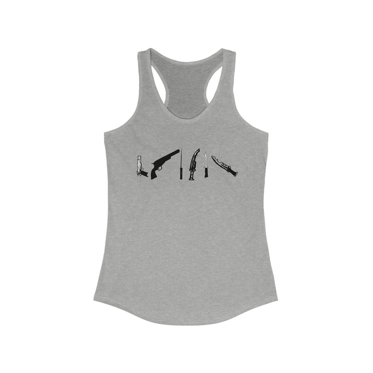 Supernatural Weapons Women's Racerback Tank - Fandom-Made