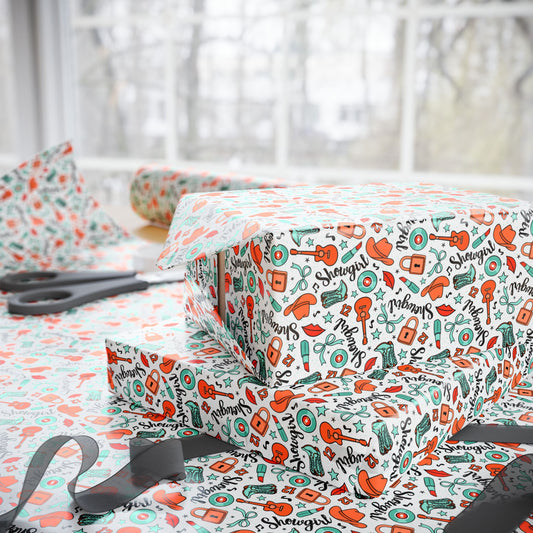 Country Showgirl Wrapping Paper