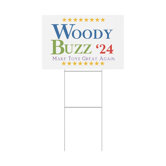 Woody & Buzz '24 Yard Sign