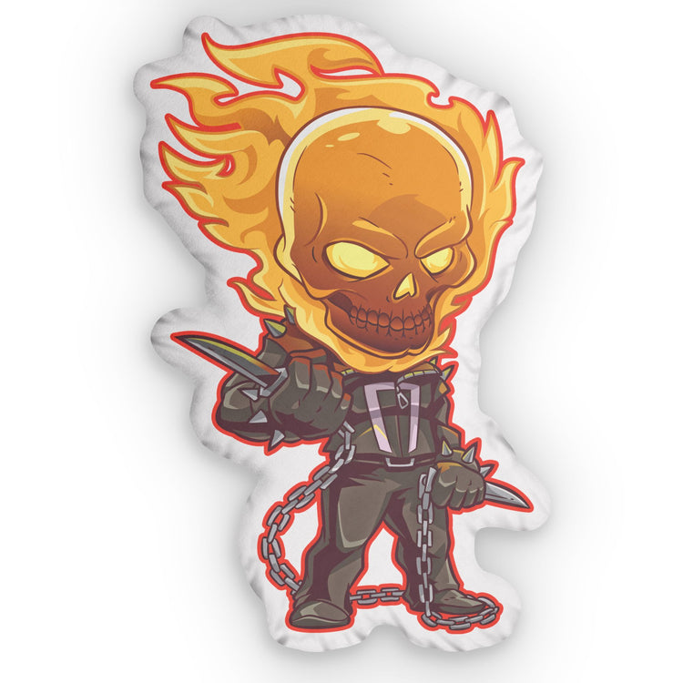 Ghost Rider-Shaped Pillow