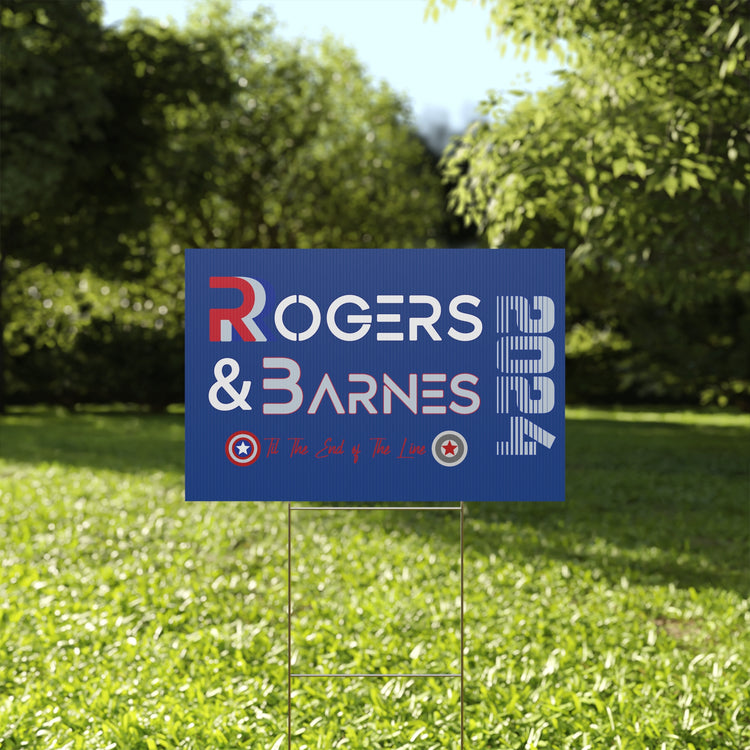 Rogers & Barnes 2024 Yard Sign