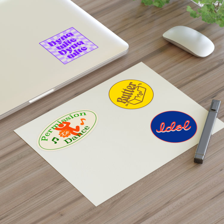 Permission To Stick Sticker Sheet