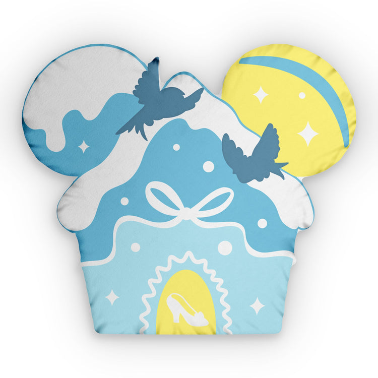 Cinderella Gingerbread House-Shaped Pillow