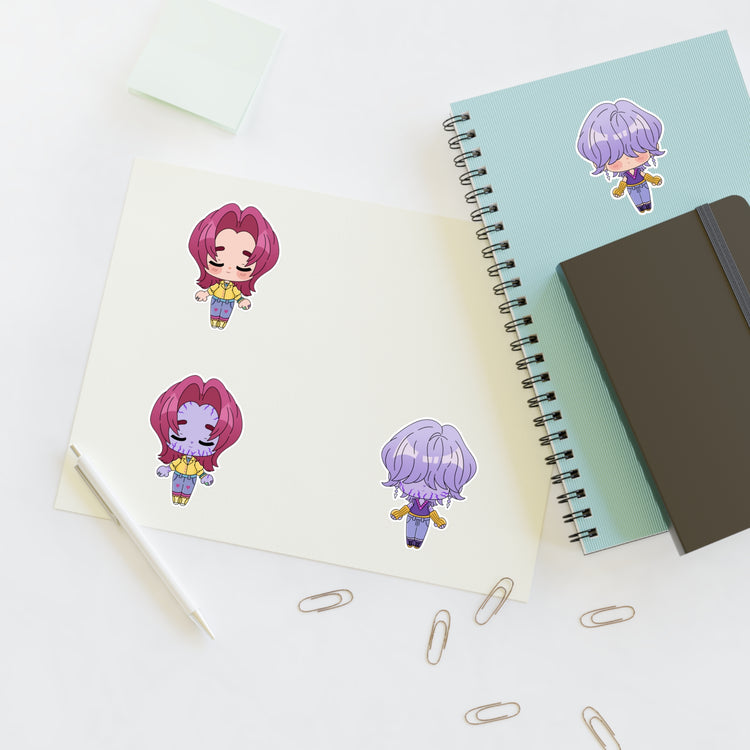 Mystery Saja and Romance Saja Sticker Sheet - Fandom-Made