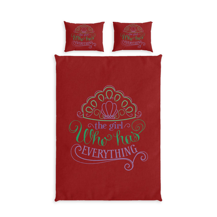 The Girl Who Has Everything Cotton Bed Set