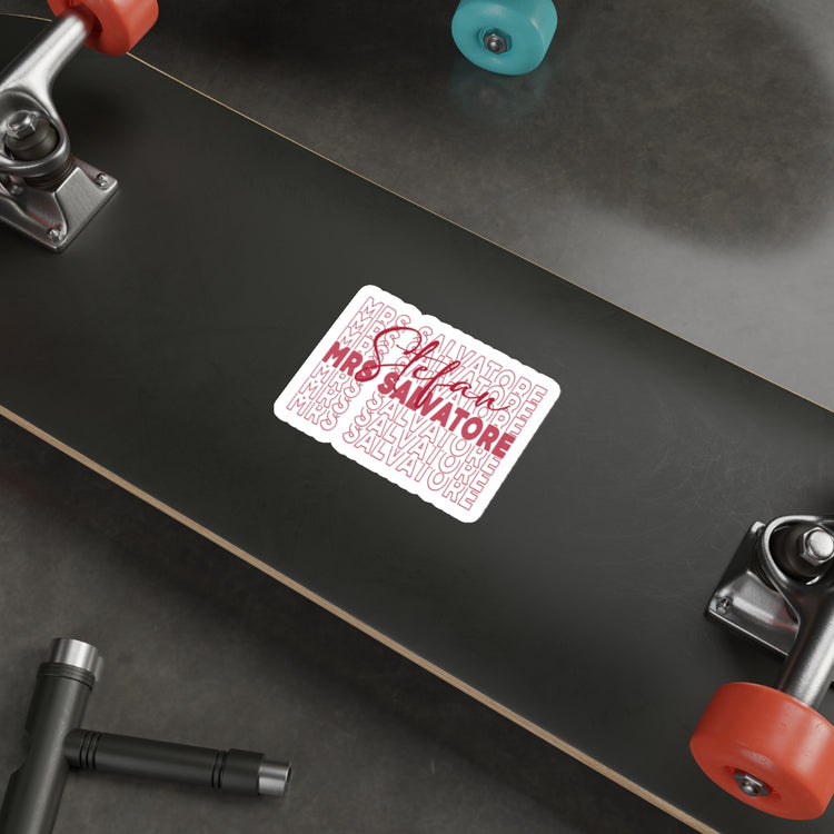 Mrs. Stefan Salvatore Die-Cut Sticker