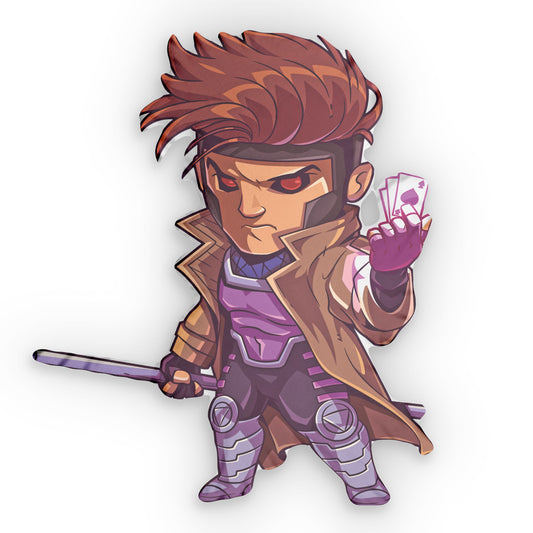 Gambit-Shaped Pillow - Fandom-Made