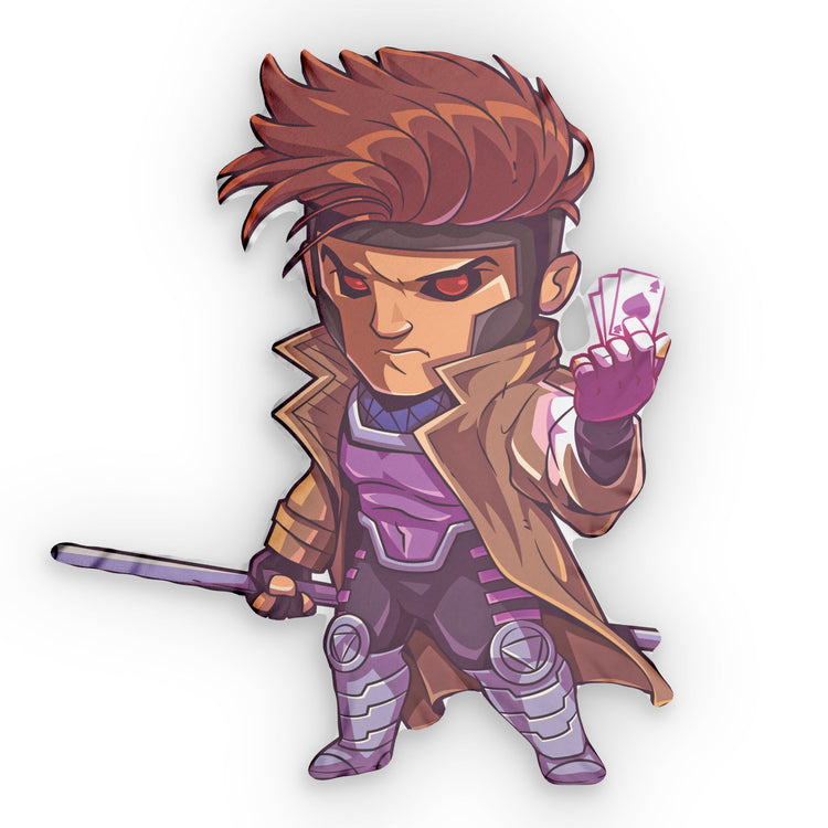 Gambit-Shaped Pillow - Fandom-Made