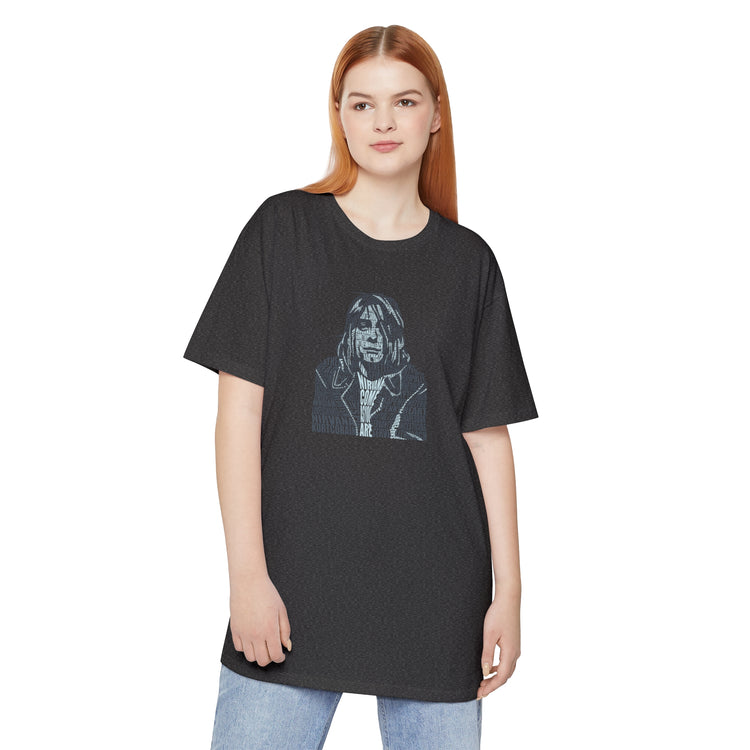 Kurt Cobain Unisex Long Body Tee - Fandom-Made