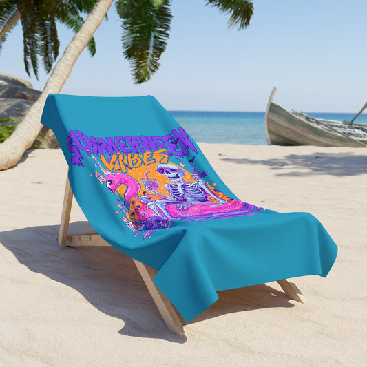 Summerween Vibes Beach Towel - Fandom-Made
