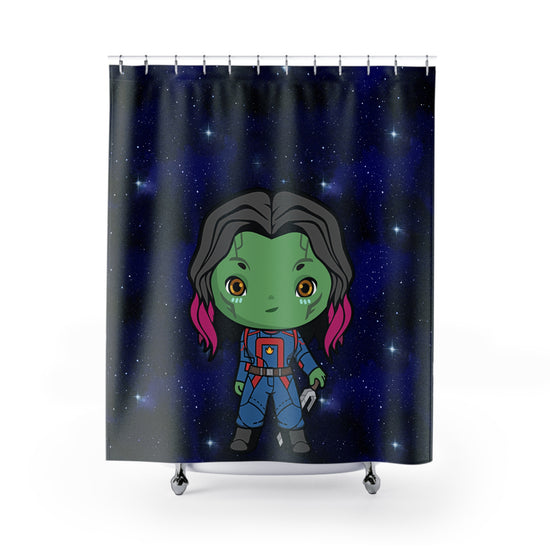 Gamora Shower Curtain - Fandom-Made