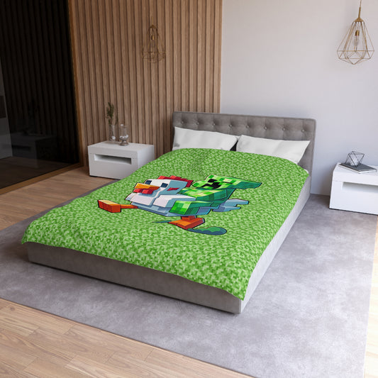 Chicken Jockey Duvet Cover - Fandom-Made