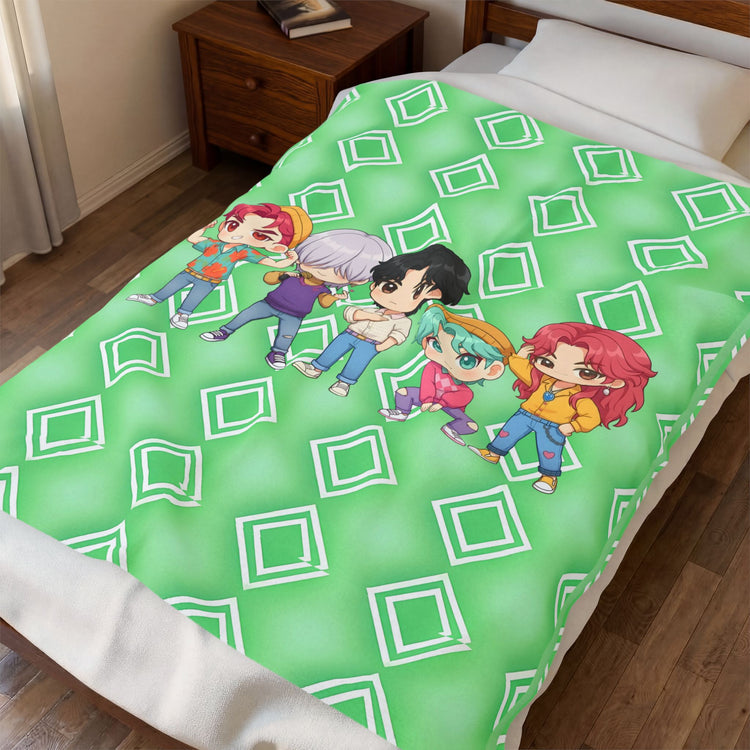 Saja Boys Velveteen Plush Blanket