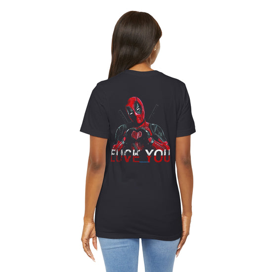 Deadpool Fuck Love Unisex T-Shirt - Fandom-Made