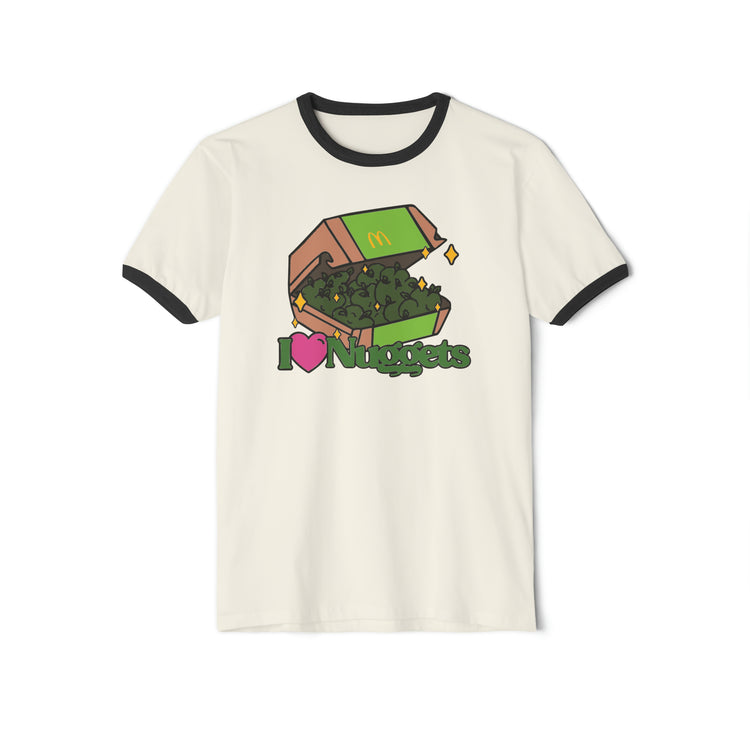 I Heart Nuggets Ringer T-Shirt - Fandom-Made