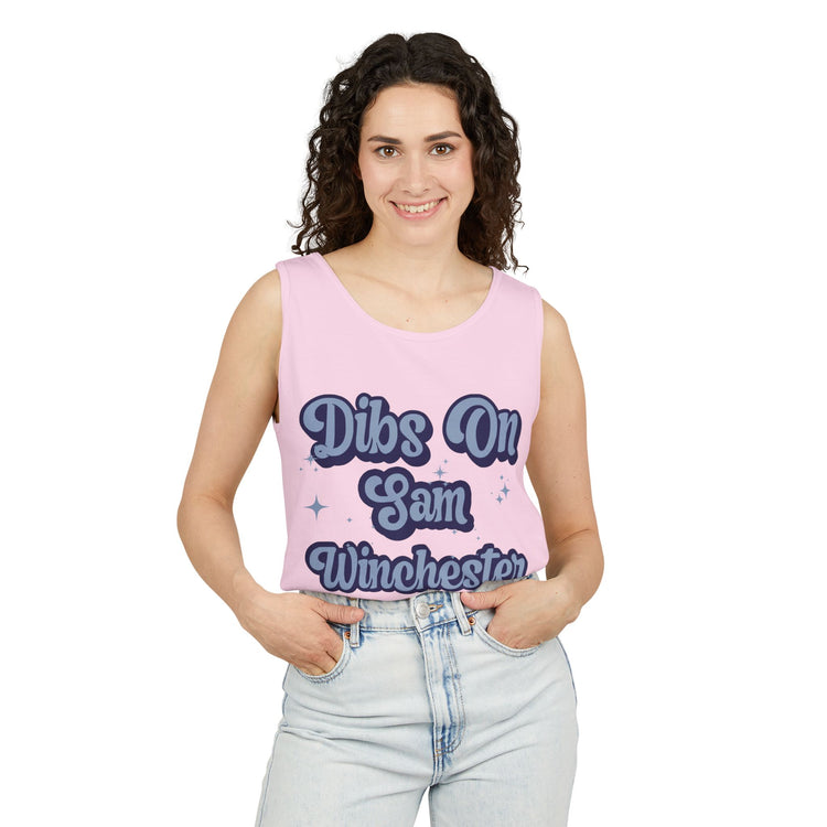 Dibs On Sam Winchester Unisex Tank Top - Fandom-Made