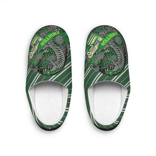 Slytherin Ambition Men's Slippers - Fandom-Made