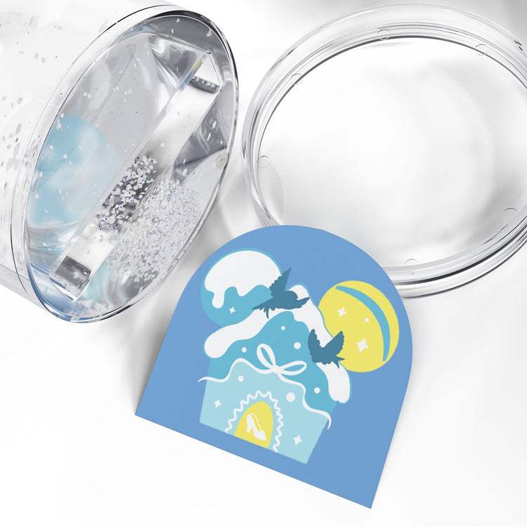 Cinderella Gingerbread House Snow Globe