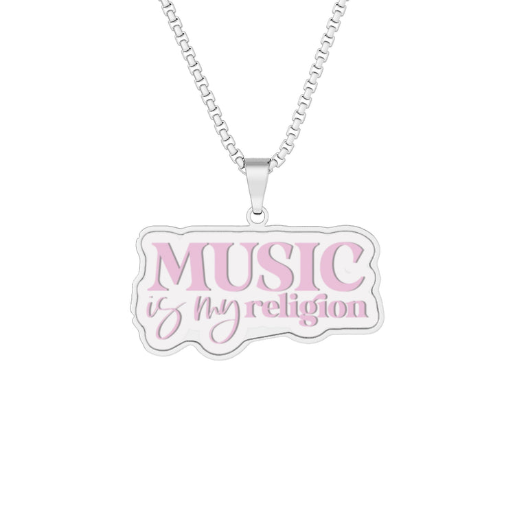 Music Is My Religion Pendant