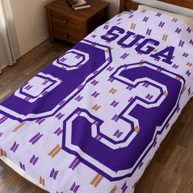 Suga 93 Velveteen Plush Blanket