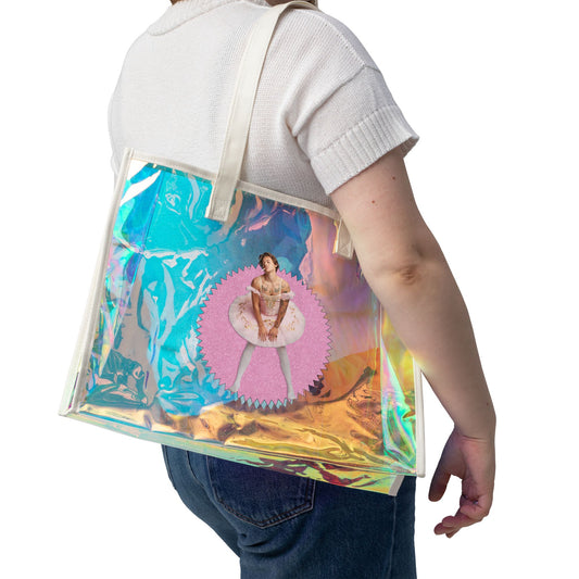 Barbie Styles Holographic Tote Bag - Fandom-Made