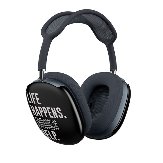 Life Happens Books Help AirPod Max Case - Fandom-Made