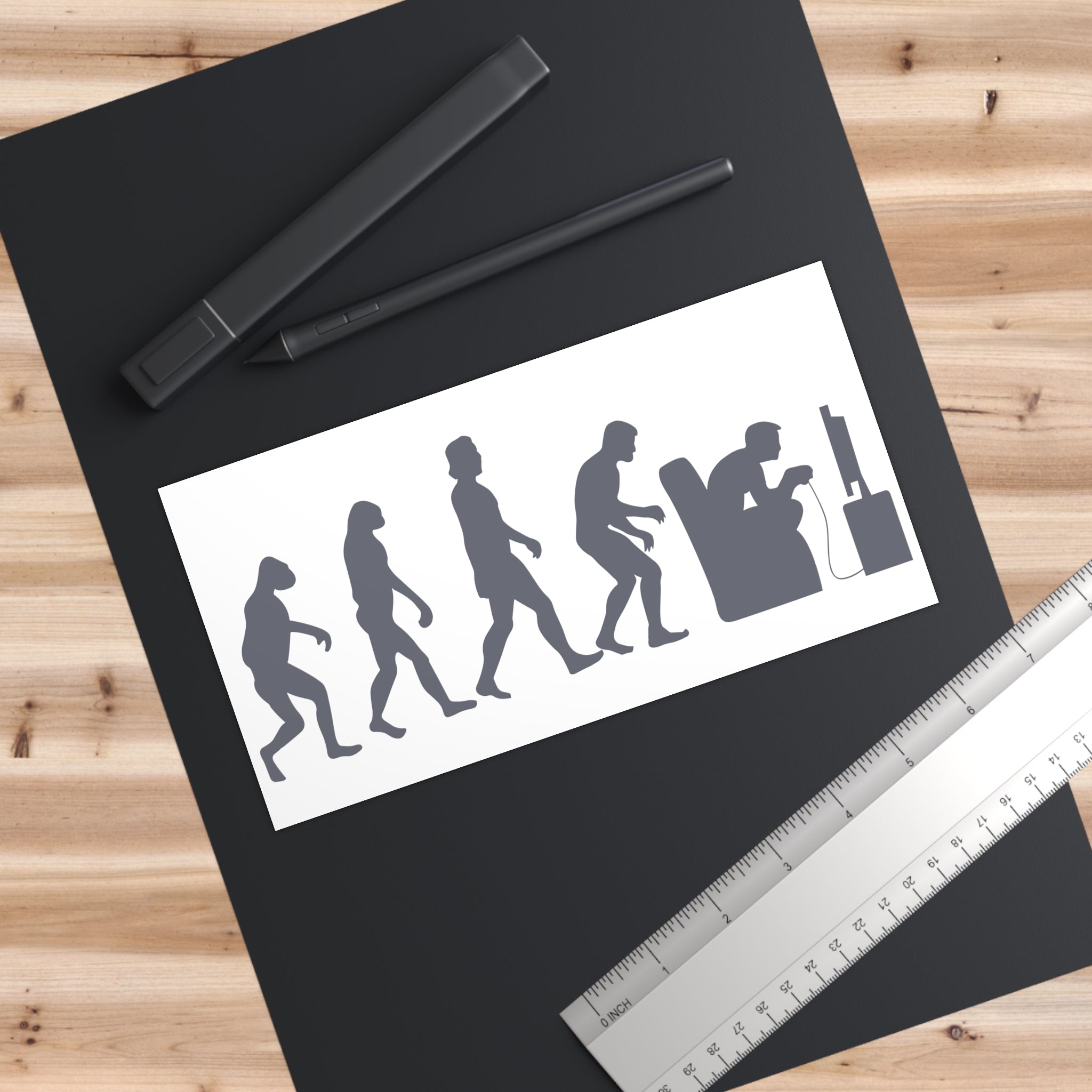 Gamer Evolution Bumper Stickers – Fandom-Made