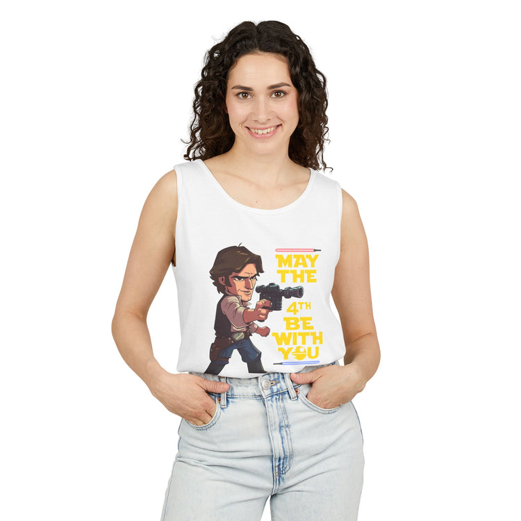 May The 4th Be With You Han Solo Tank Top